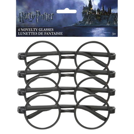 4 pares de gafas redondas Harry Potter