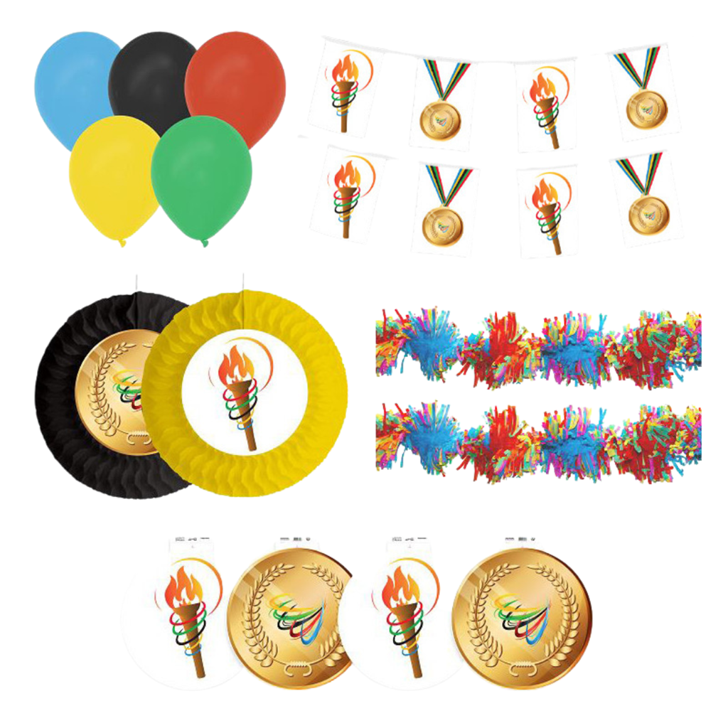 Kit de decoración de los Juegos Olímpicos de 14 piezas