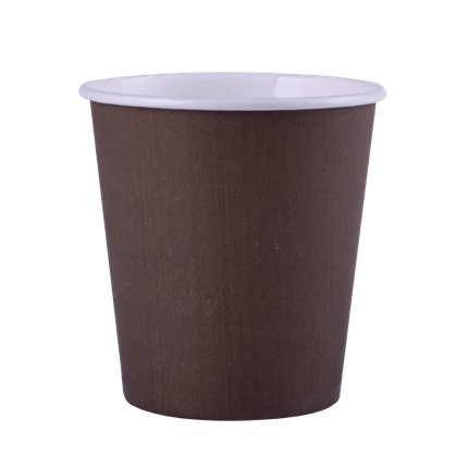 25 Vasos de papel de chocolate - 20 CL