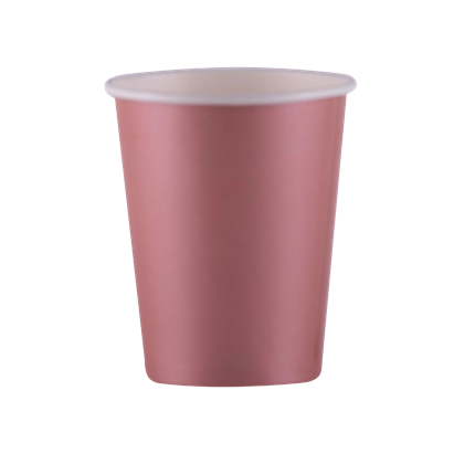 25 vasos de papel Rose Gold - 20 CL