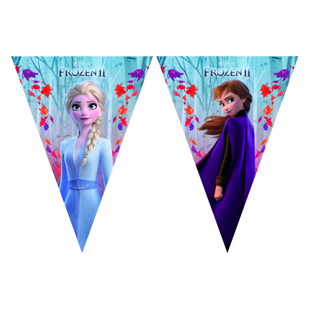 Guirnalda de banderines Snow Queen
