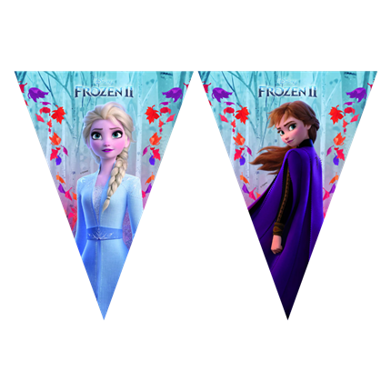 Guirnalda de banderines Snow Queen