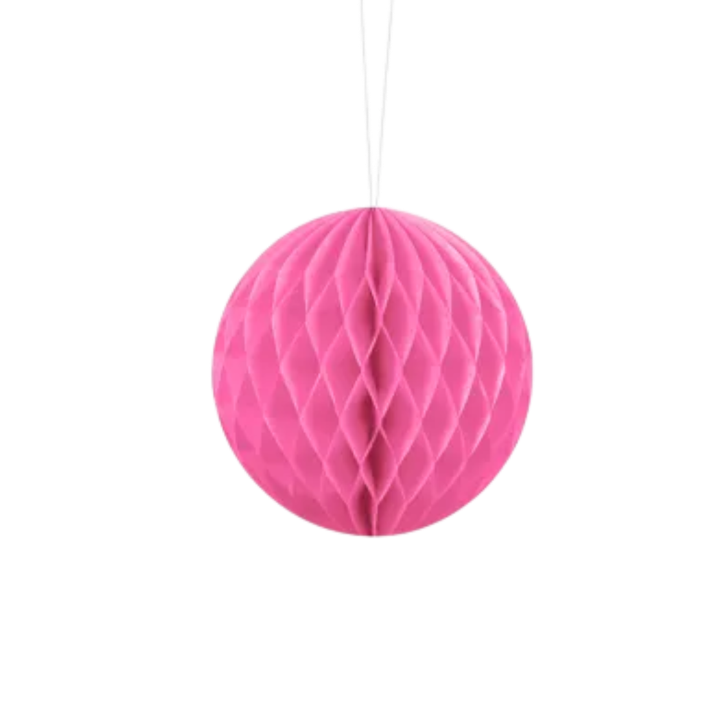 Bola de nido de abeja rosa - 10 cm