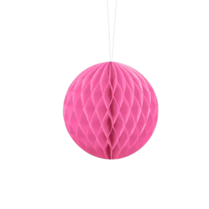 Bola de nido de abeja rosa - 10 cm