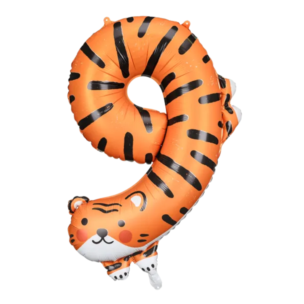Ballon Tigre aluminio - Número 9