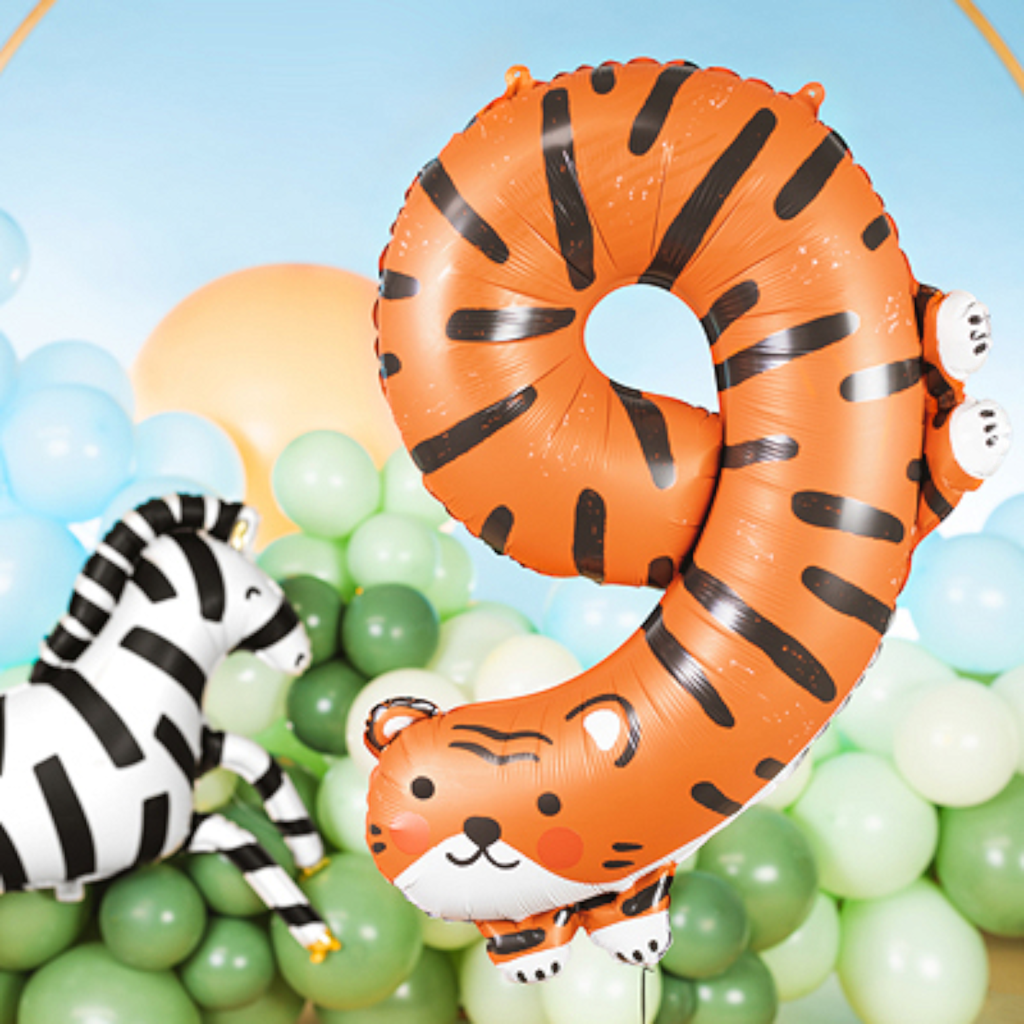 Ballon Tigre aluminio - Número 9