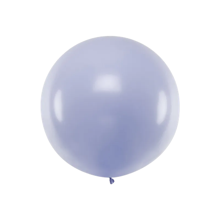 Bola redonda gigante en lila pastel claro 1 metro