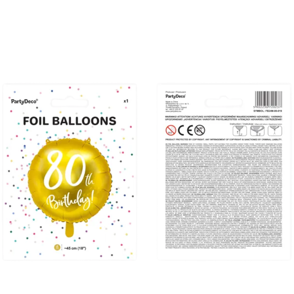 Globo de oro 80 años