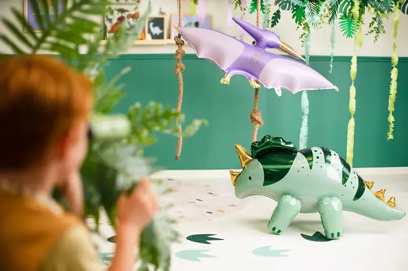 Bola de aluminio Dinosaurio Pterodáctilo, 120 x 62 cm