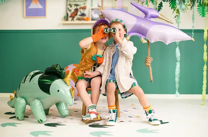 Bola de aluminio Dinosaurio Pterodáctilo, 120 x 62 cm