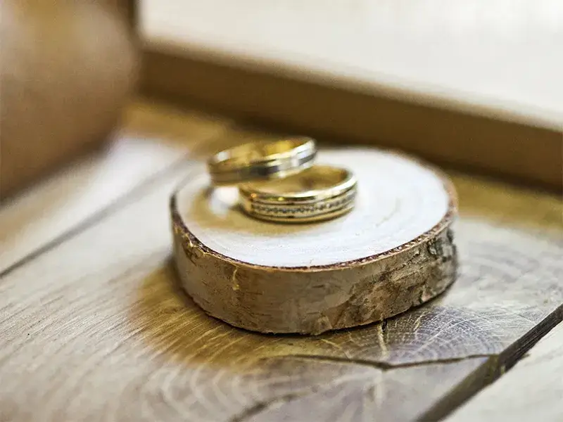 6 tarjetas de madera