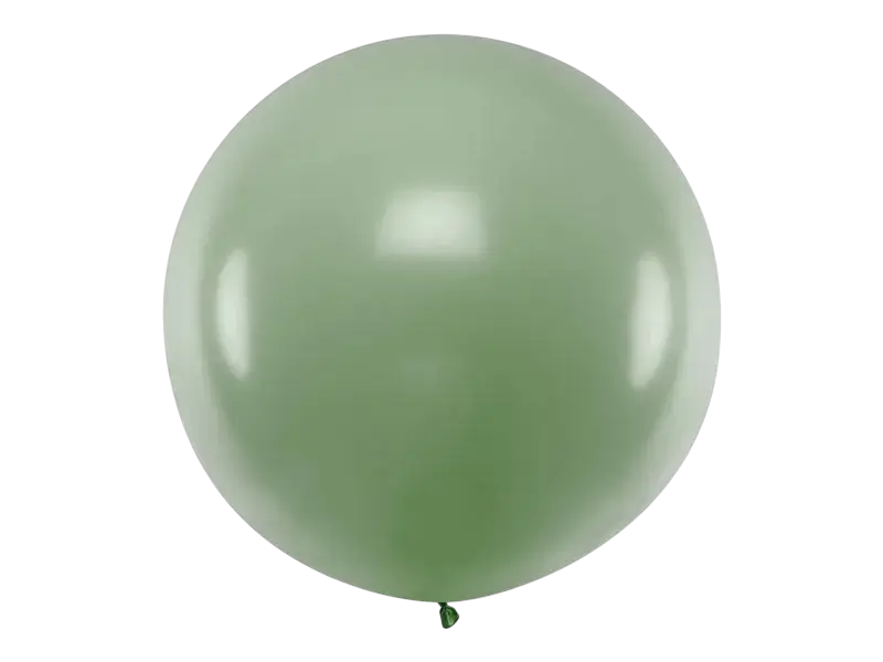 Bola redonda de 1 m, verde pastel Romero