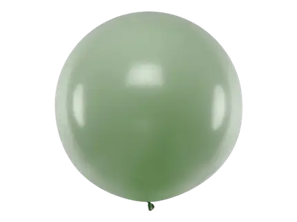 Bola redonda de 1 m, verde pastel Romero