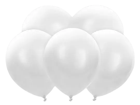 5 Globos led blancos