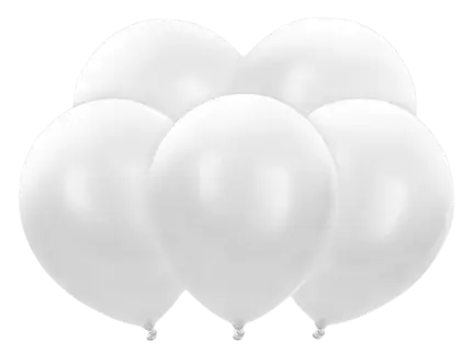 5 Globos led blancos
