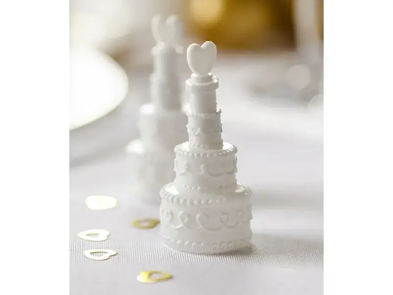 24 Tubos de pompas de jabón tarta de boda