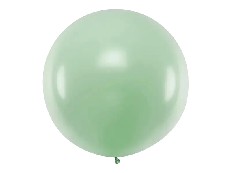 Globo redondo gigante verde pistacho - 1 metro
