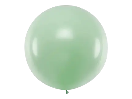 Globo redondo gigante verde pistacho - 1 metro