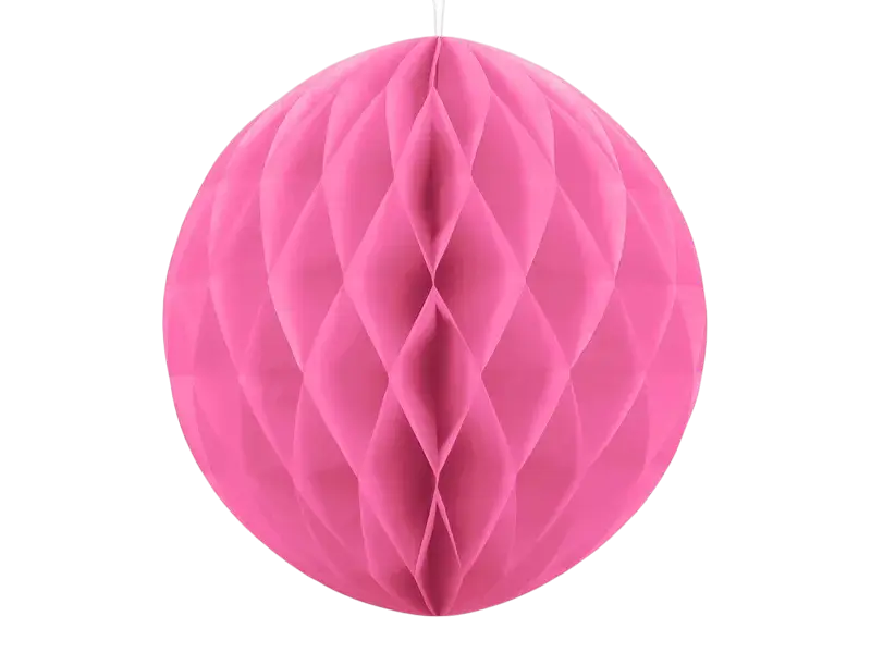 Bola de nido de abeja rosa - 30 cm