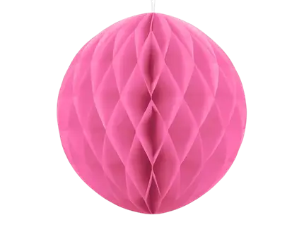 Bola de nido de abeja rosa - 30 cm
