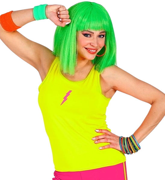 Camiseta de tirantes amarilla de mujer