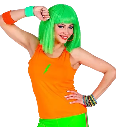 Camiseta de tirantes naranja para mujer