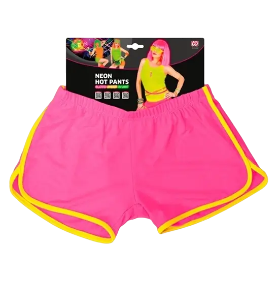 Pantalones cortos rosa neón