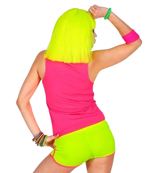 Pantalones cortos amarillo neón