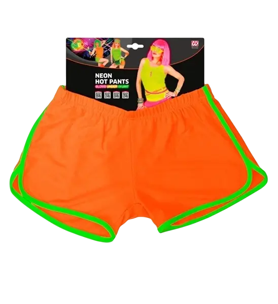 Pantalones cortos naranja neón