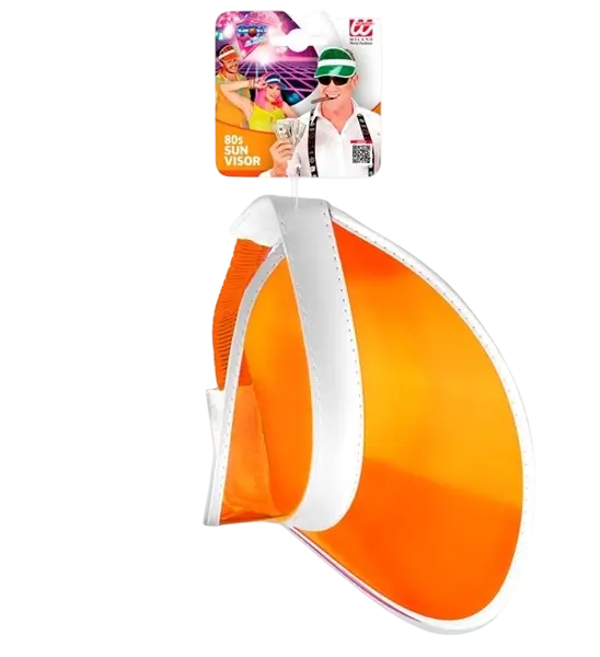 Gorra de visera naranja