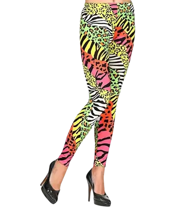 Leggings 80's animal print - S/M