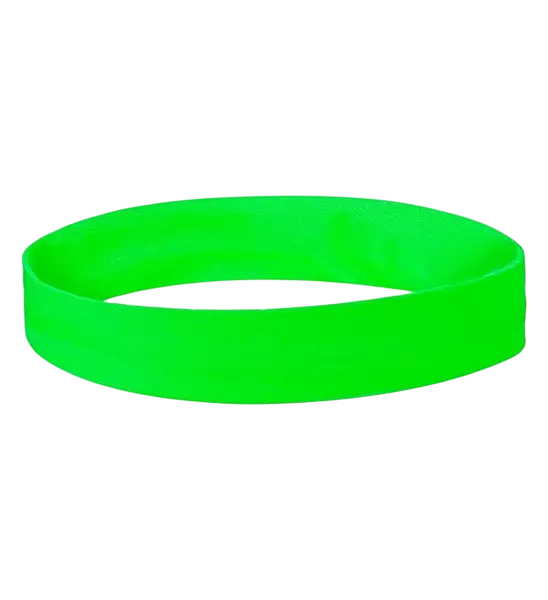 Diadema retro verde neón