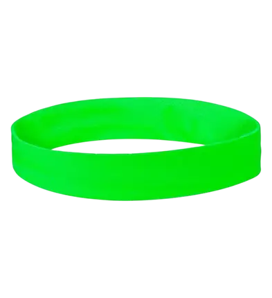 Diadema retro verde neón