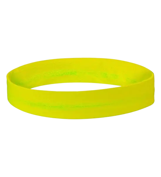 Diadema retro amarillo neón