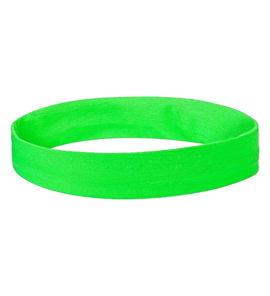 Set de diademas verde neón