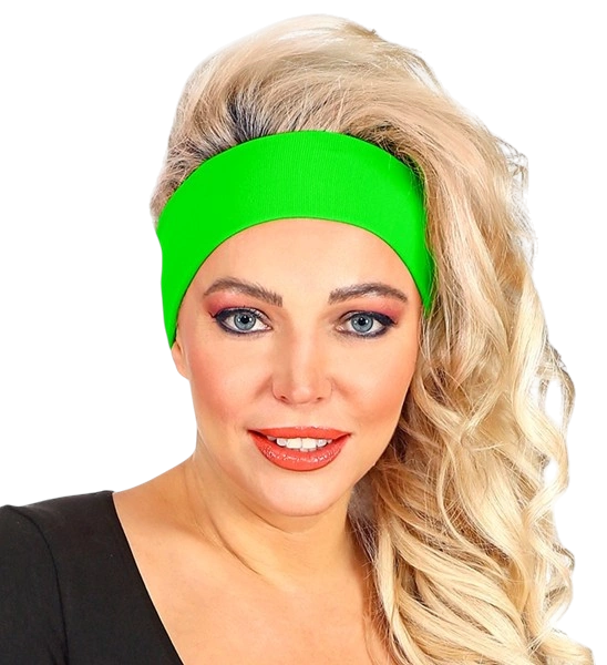 Set de diademas verde neón