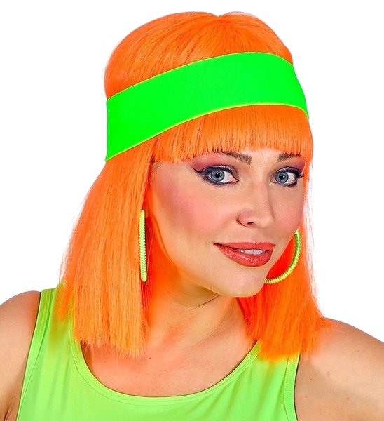 Set de diademas verde neón