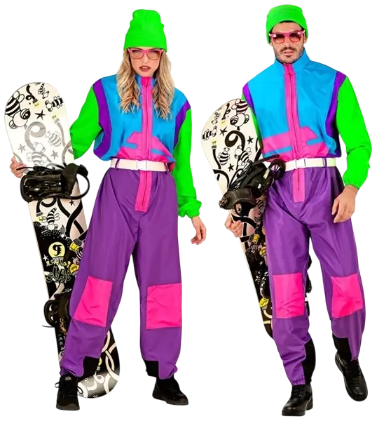 Traje de neopreno Snowborder 80's - M