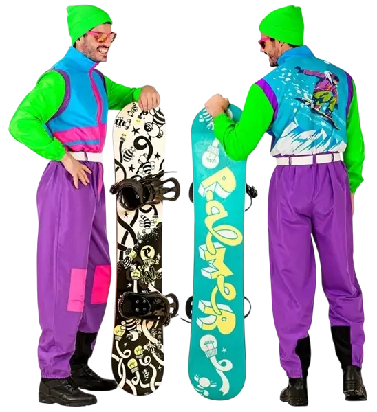 Traje de neopreno Snowborder 80's - M