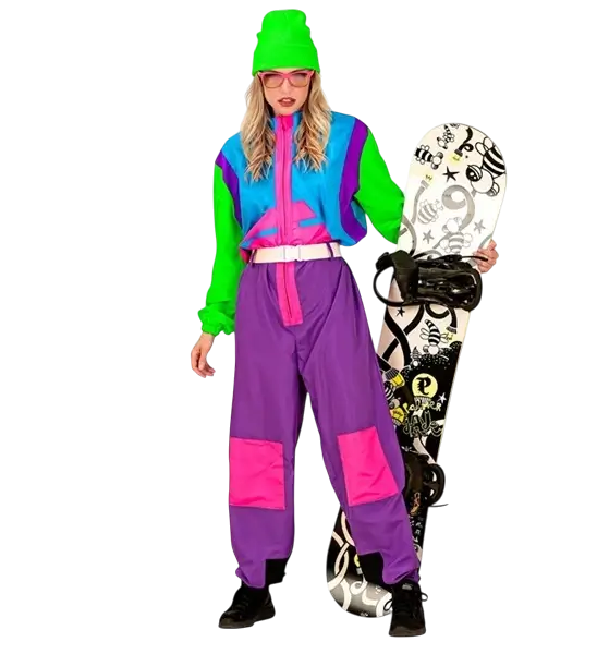Traje de neopreno Snowborder 80's - M