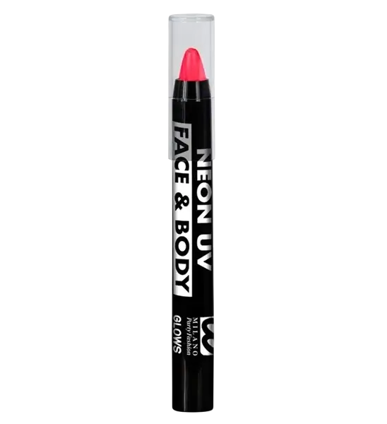 Lápiz de maquillaje rosa fluorescente