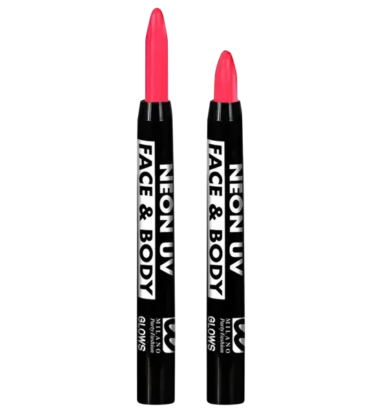 Lápiz de maquillaje rosa fluorescente