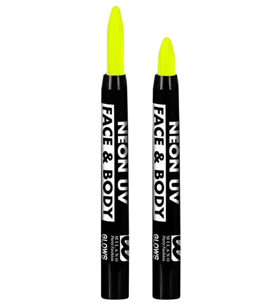 Lápiz de maquillaje amarillo fluorescente