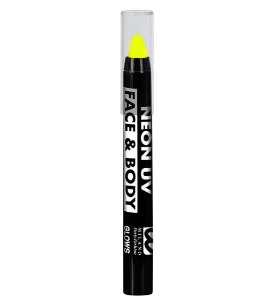 Lápiz de maquillaje amarillo fluorescente