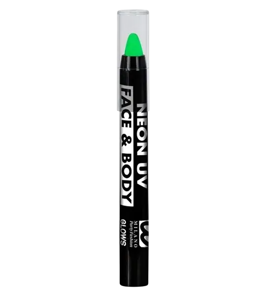 Lápiz de maquillaje verde fluorescente