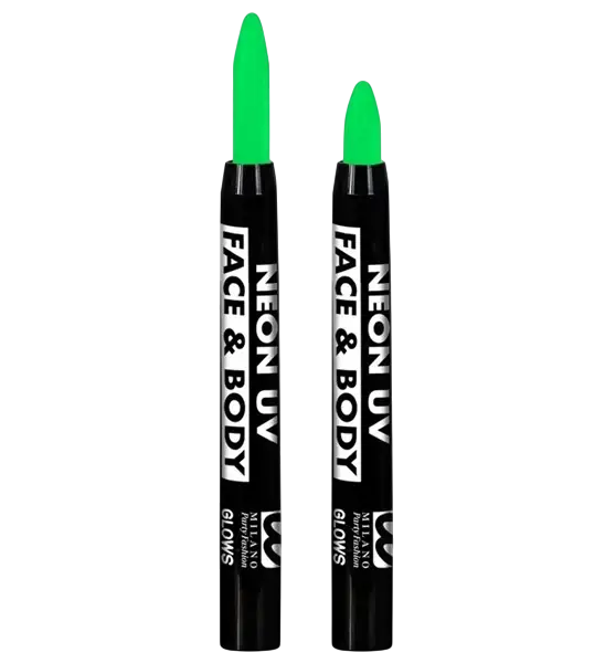 Lápiz de maquillaje verde fluorescente