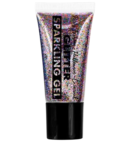 Gel de purpurina multicolor para cuerpo y cara