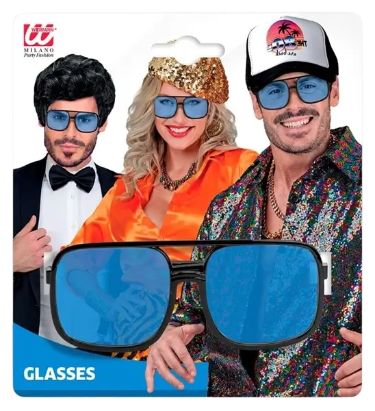 Catalejos años 90 - Lentes azules