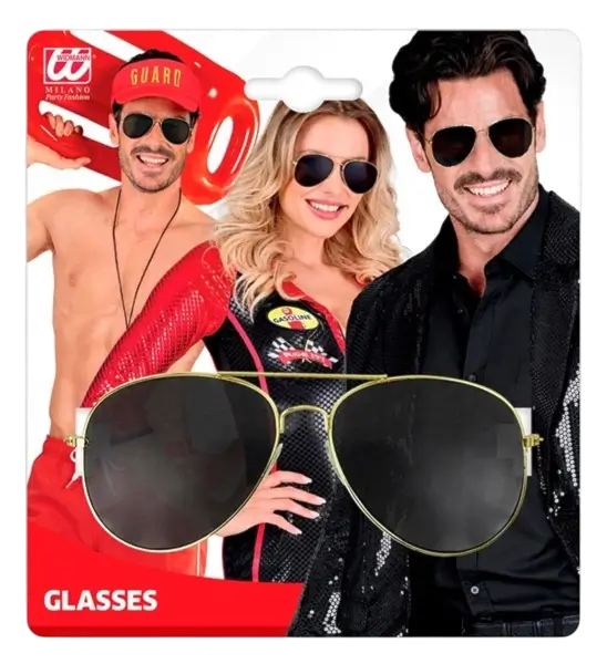 Gafas de piloto - Lentes negras