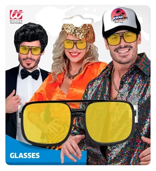 Catalejos años 90 - Lentes amarillas